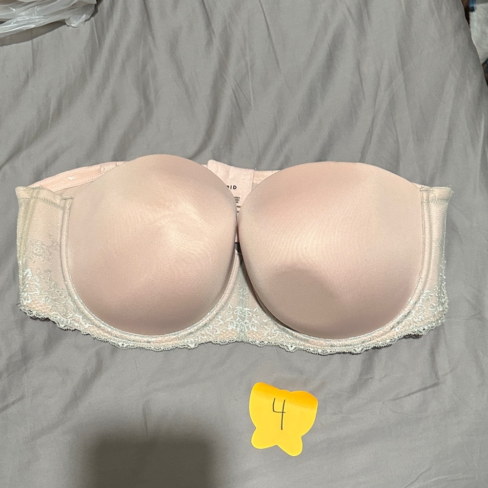 Torrid Lace Strapless Bra - Cream